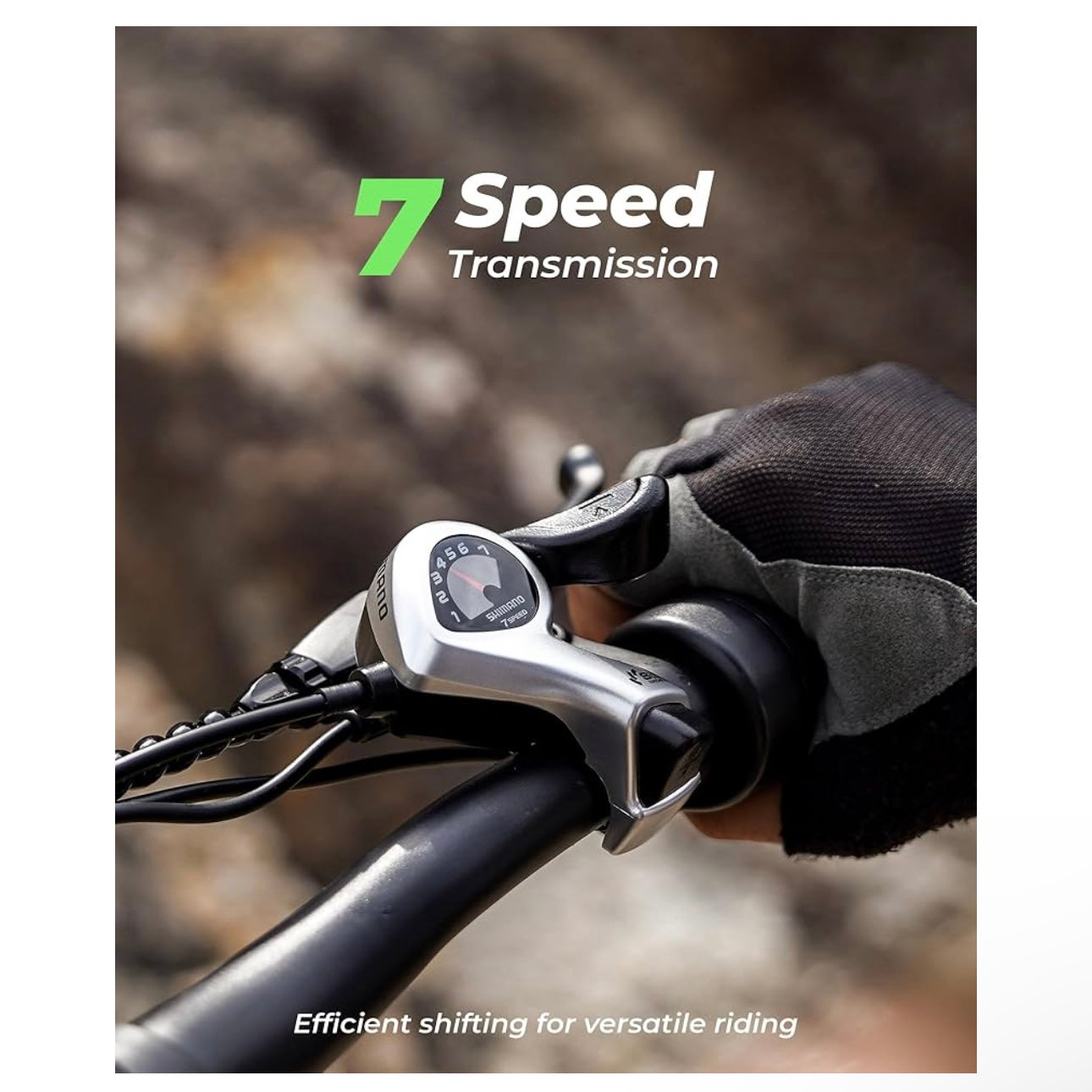 isinwheel M10Plus Electric Bike for Adults, 1000W Peak Motor, 120KM Pas Range & 45KM/H Speed, 26"*4.0 Fat Tire, Commuting Electric Mountain Bicycle with 48V 13Ah Removable Battery & Front Suspension