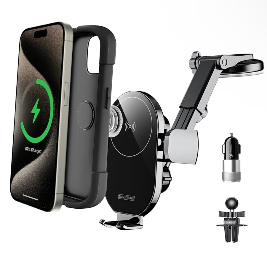 Car Phone Holder with Wireless Charger