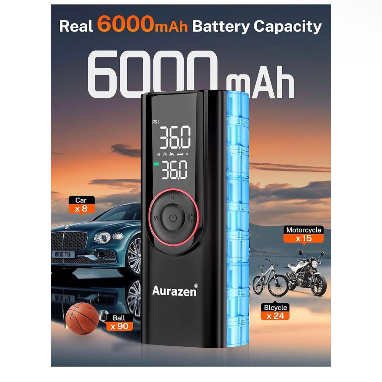 Tire Inflator Portable Air Compressor