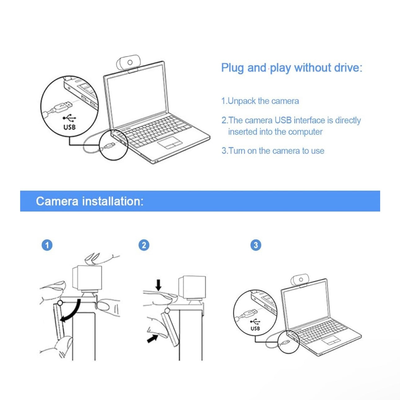 USB Desktop Laptop Camera