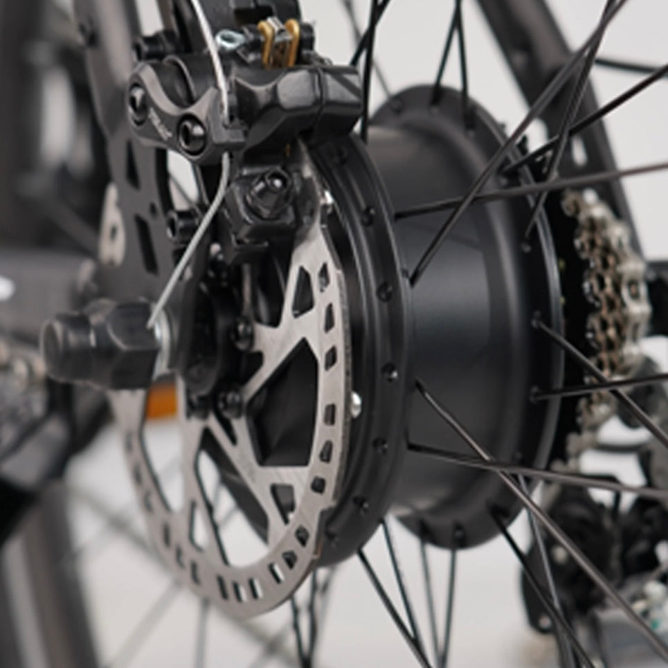 Wheelspeed 27.5" Electric Bike, 500W Motor Electric Bicycle for Adults, 48V 556.8Wh Battery 91km Range & 32km/h Electric Mountain Bike Lockable Suspension, Shimano 7-Speed Commuter E-Bike