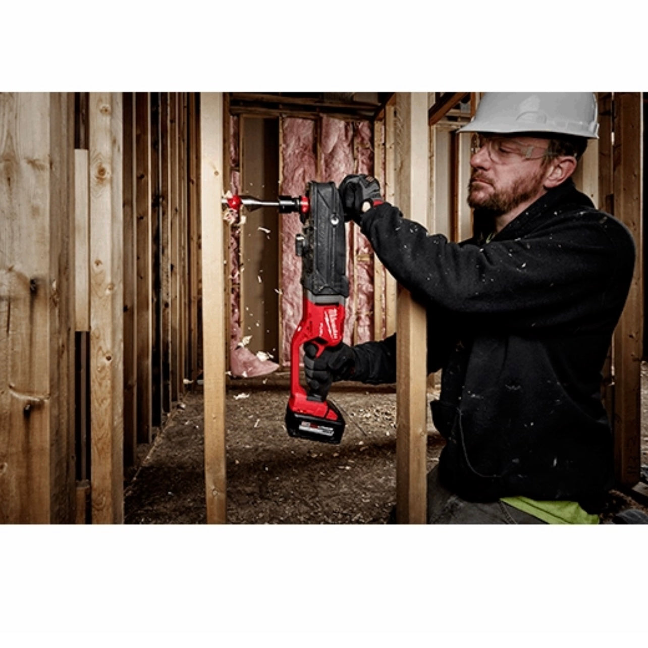 Used Milwaukee 2811-20 M18 FUEL SUPER HAWG Right Angle Drill w/ QUIK-LOK Tool Only