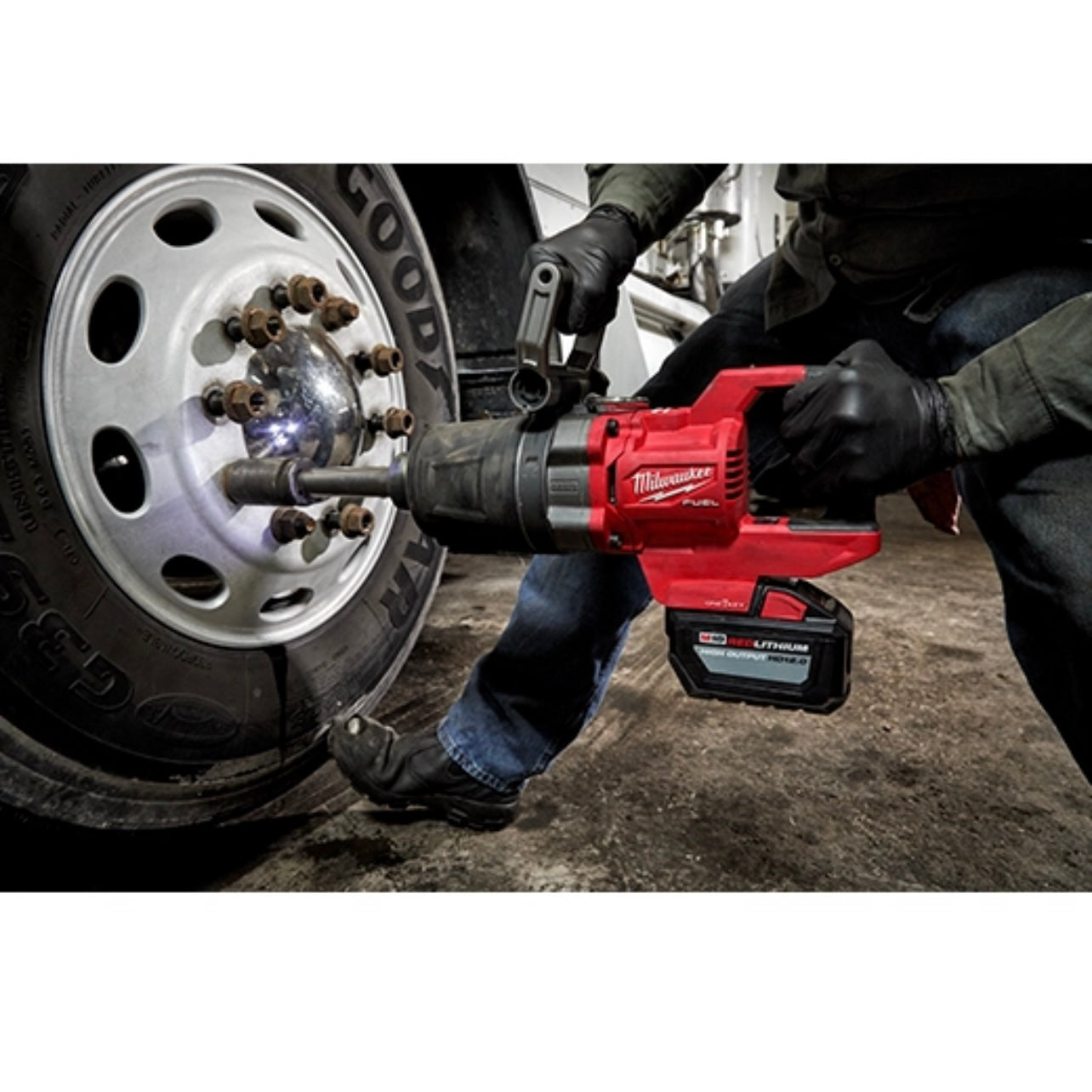 Used Milwaukee 2869-20 M18 FUEL 1" D-Handle Ext. Anvil High Torque Impact Wrench w/ ONE-KEY Tool Only