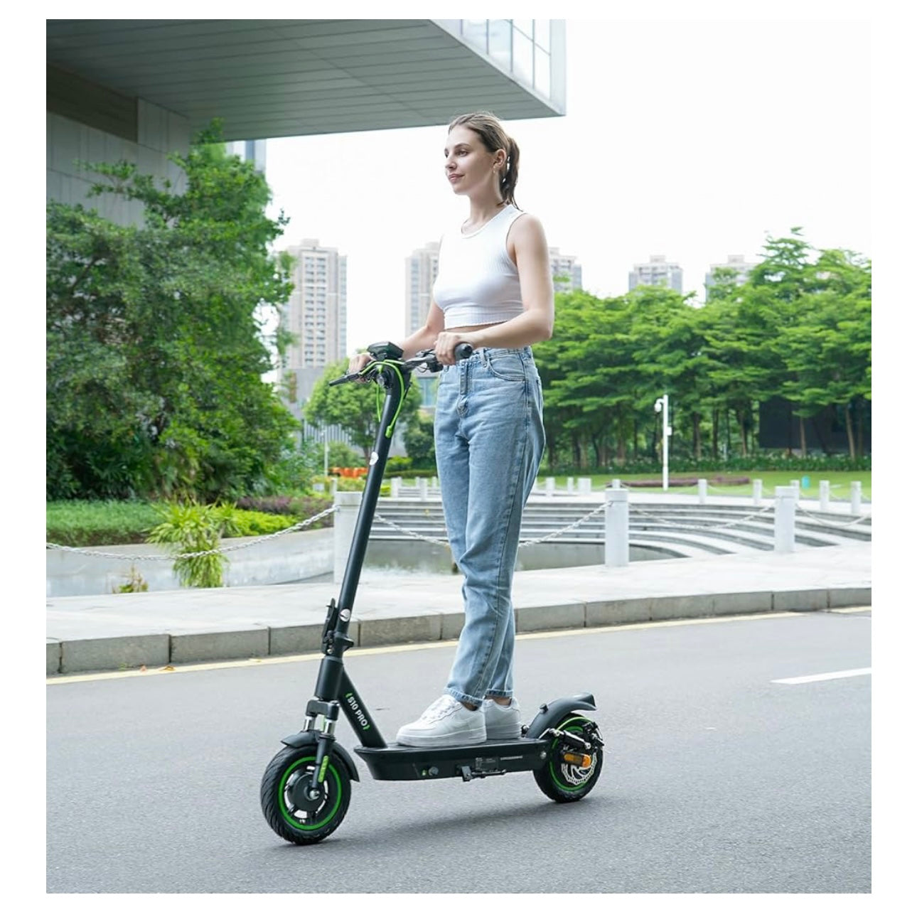 isinwheel Electric Scooter for Adults, 1000W Motor for 45 KM/H Top Speed, E-Scooter up to 40-51KM PAS Range