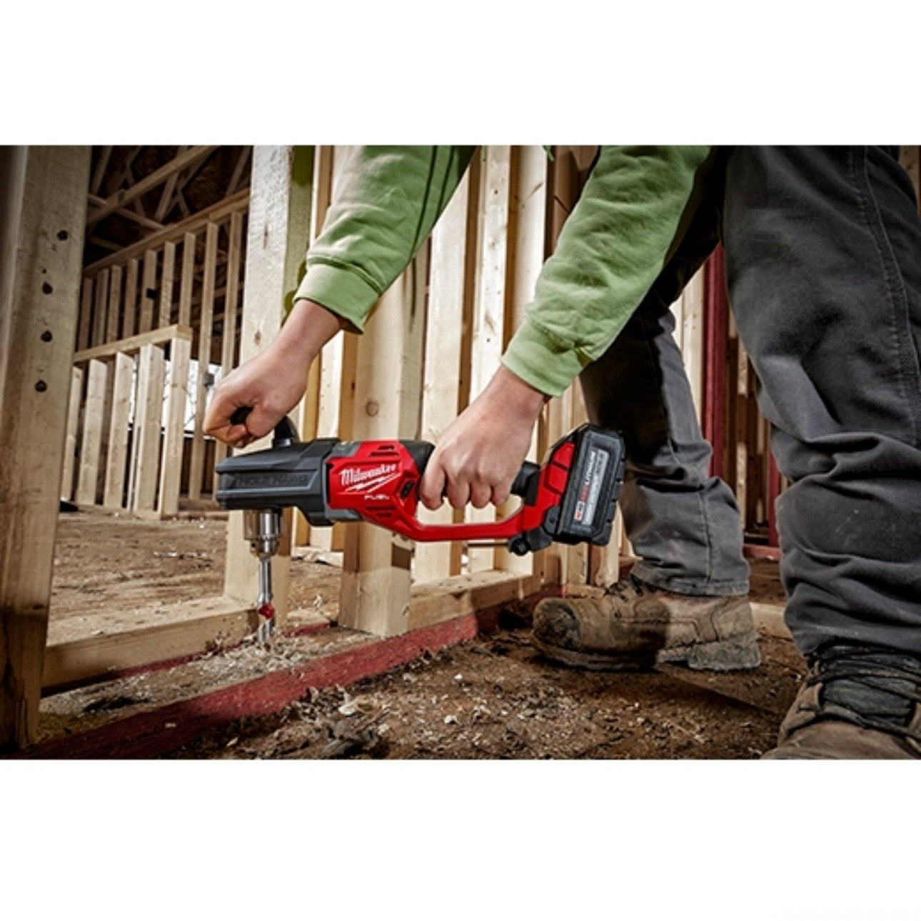 Used Milwaukee 2807-20 M18 FUEL HOLE HAWG 1/2" Right Angle Drill Tool Only