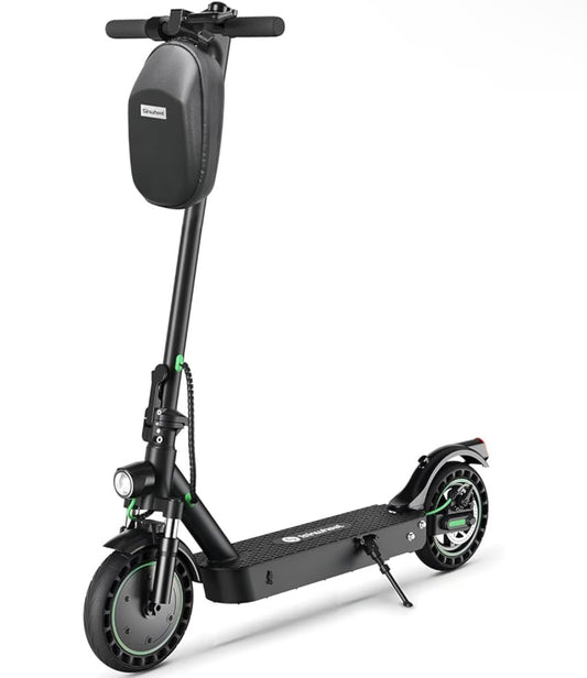 isinwheel Electric Scooter,800W Peak Motor Electric Scooter Adult, 30km/h 35km Max Range