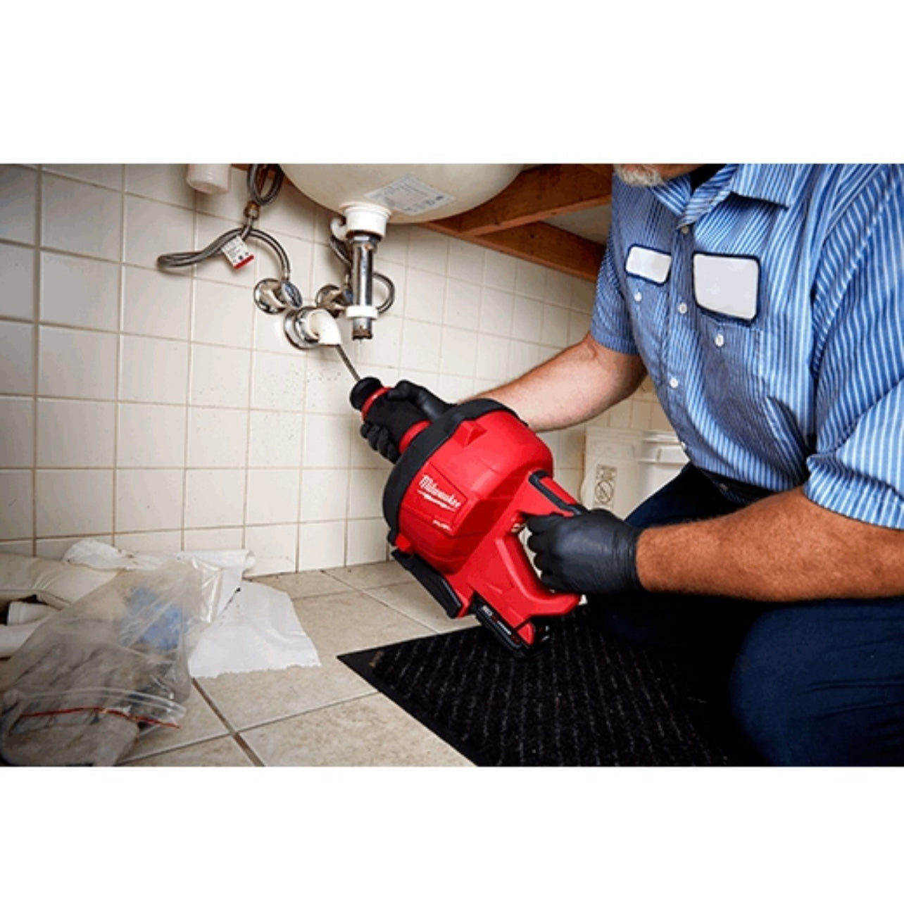 Used Milwaukee 2772A-20 M18 FUEL Drain Snake w/ CABLE DRIVE for 5/16”-3/8” Cables Tool Only