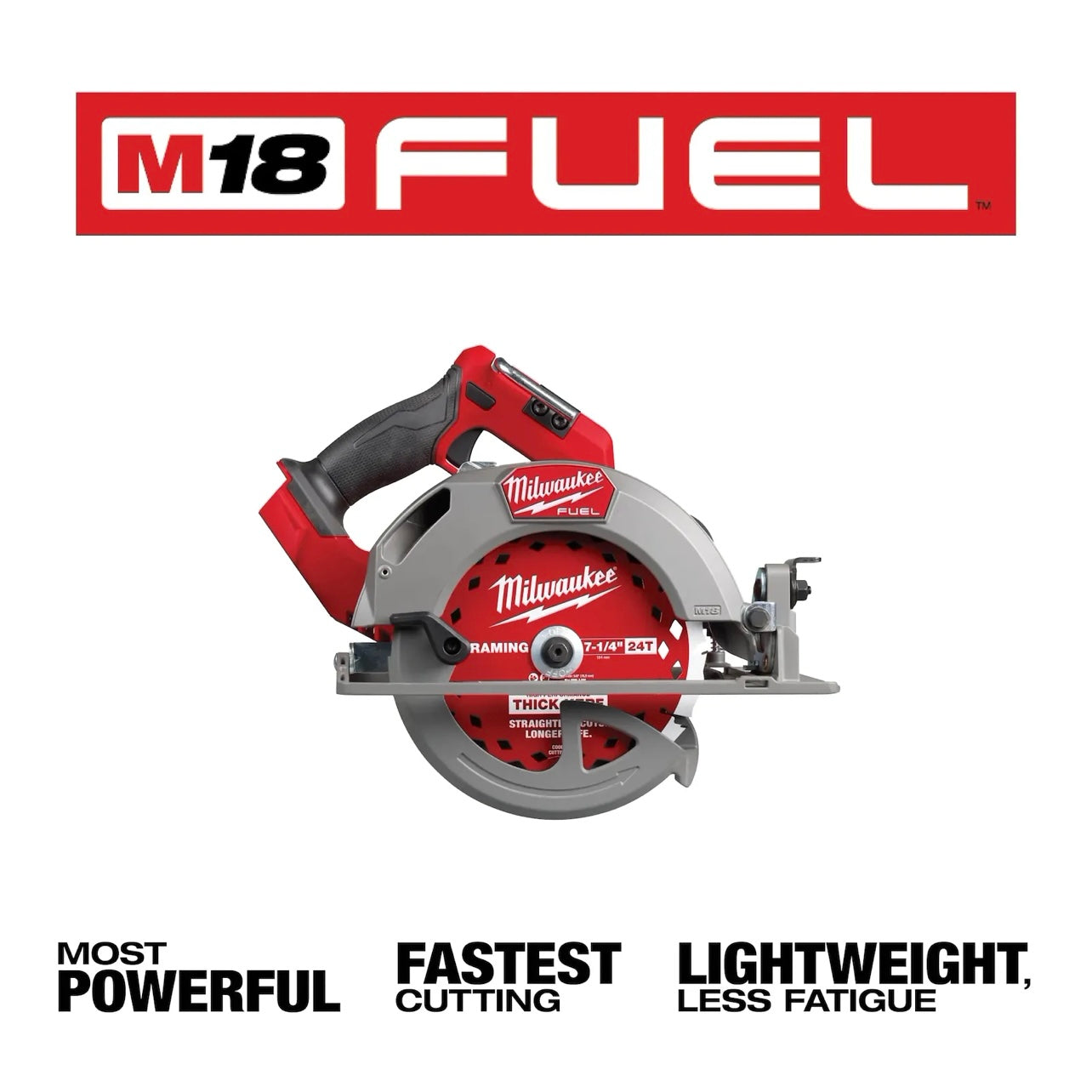 Used Milwaukee 2834-20 M18 FUEL 7-1/4” Circular Saw Tool Only