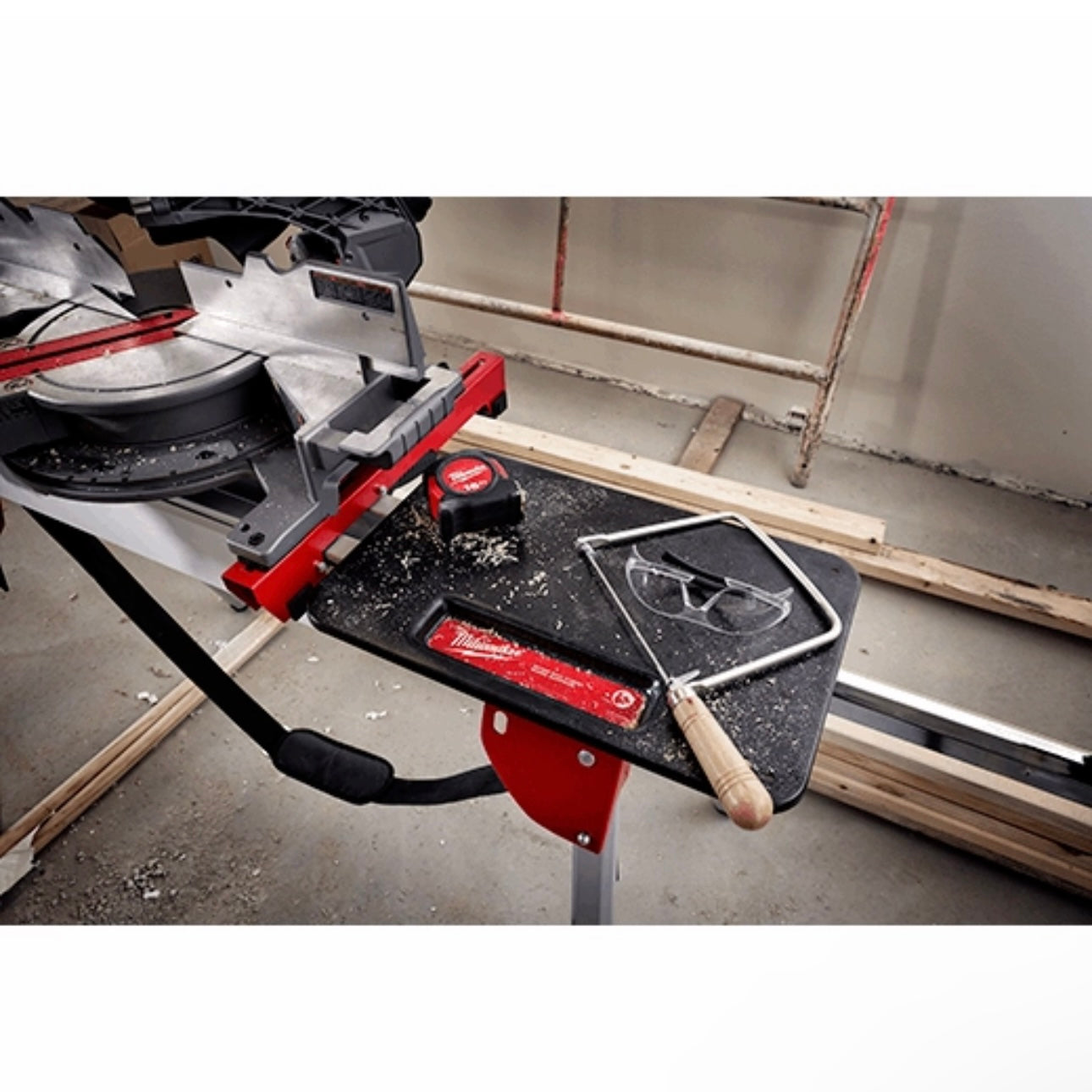 Used M18 FUEL 7-1/4” Dual Bevel Sliding Compound Miter Saw Tool Only Model 2733