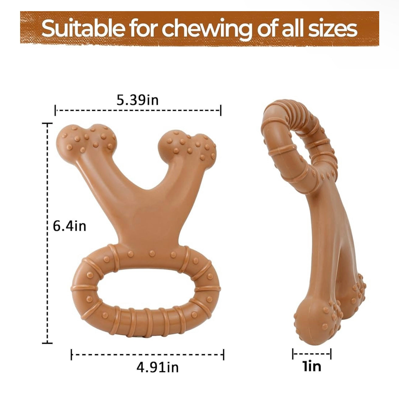 Indestructible & Interactive Dog Chew Toy for Aggressive Chewers