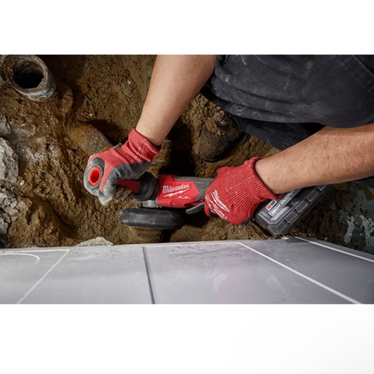 Used M18 FUEL 4-1/2" / 5" Braking Grinder Paddle Switch No-Lock Tools Only Model 2880