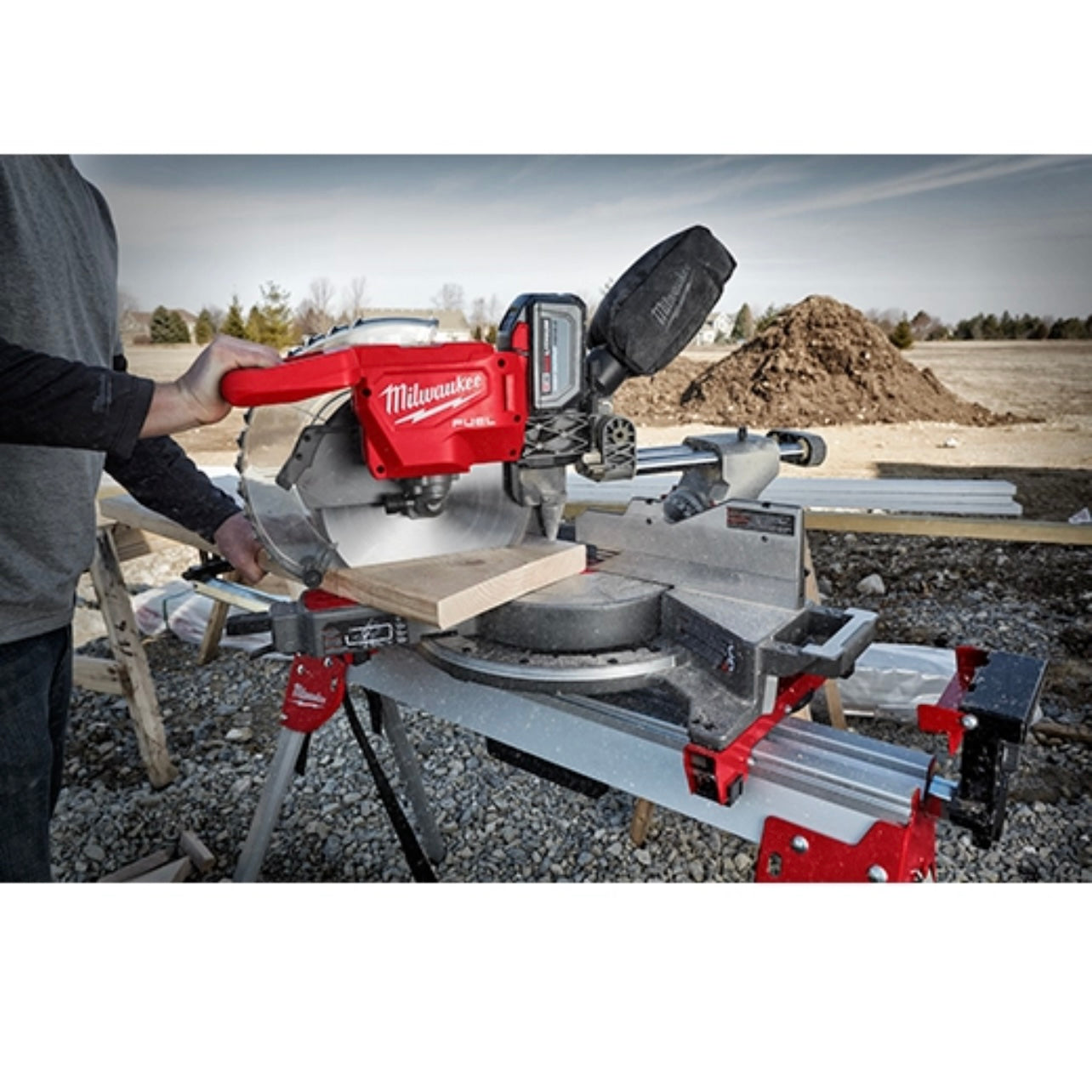 Used Milwaukee 2739-20 M18 FUEL 12” Dual Bevel Sliding Compound Miter Saw Tool Only