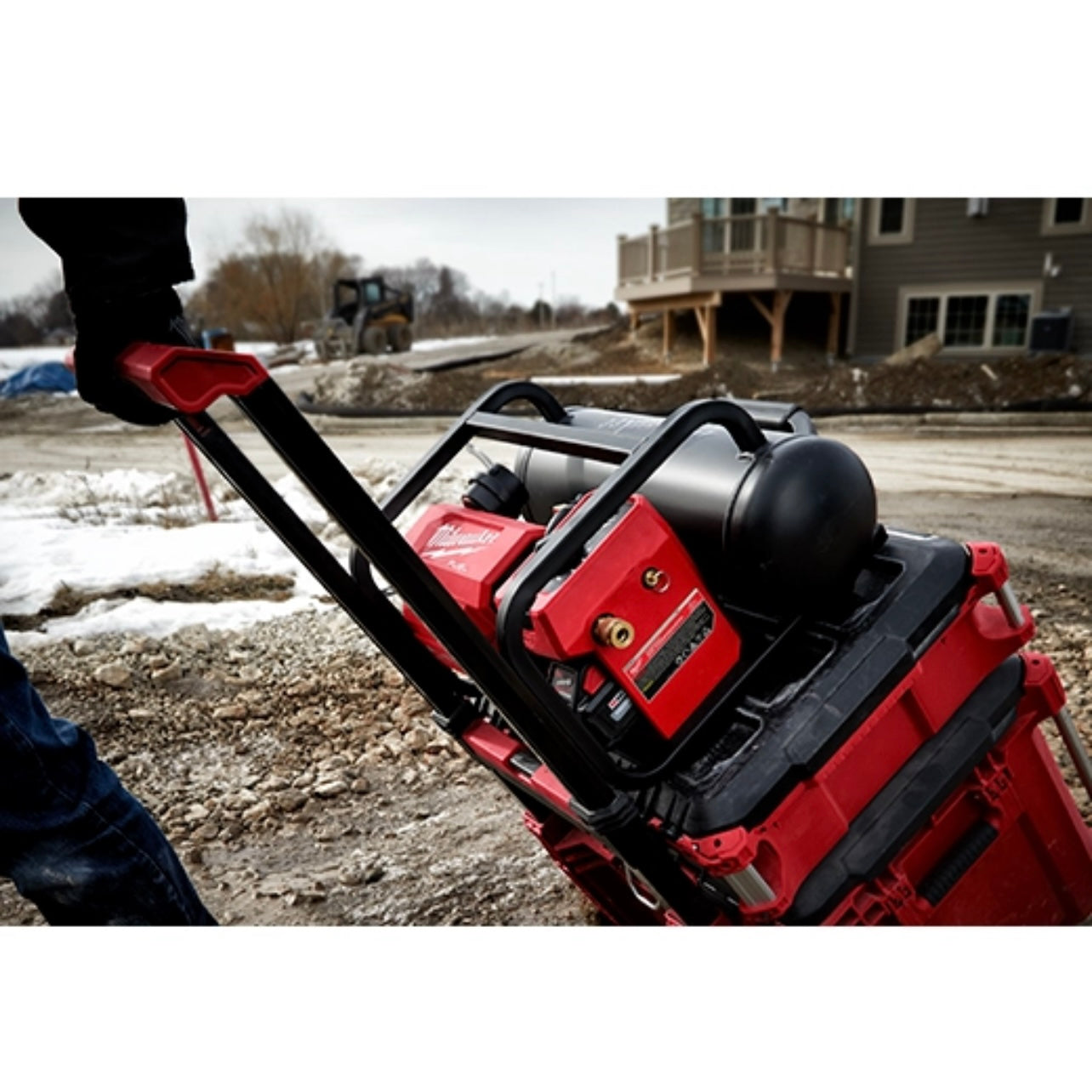 Used Milwaukee 2840-20 M18 FUEL 2 Gallon Compact Quiet Compressor Tool Only