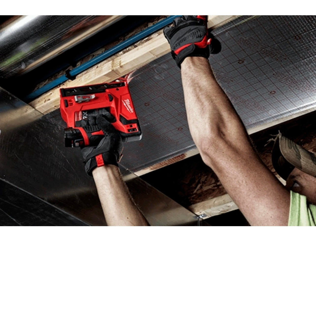 Used Milwaukee 2447-20 M12 3/8" Crown Stapler Tool Only