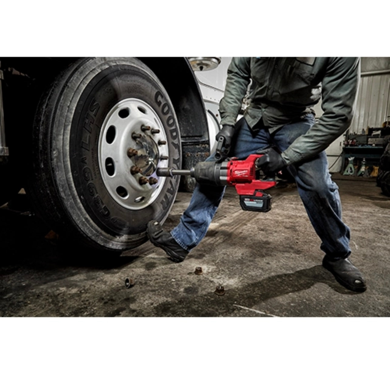 Used Milwaukee 2869-20 M18 FUEL 1" D-Handle Ext. Anvil High Torque Impact Wrench w/ ONE-KEY Tool Only