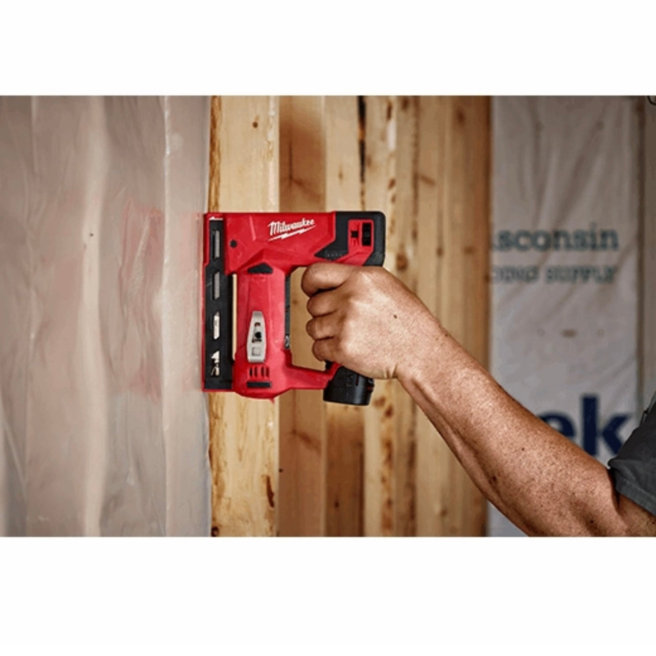 Used Milwaukee 2447-20 M12 3/8" Crown Stapler Tool Only