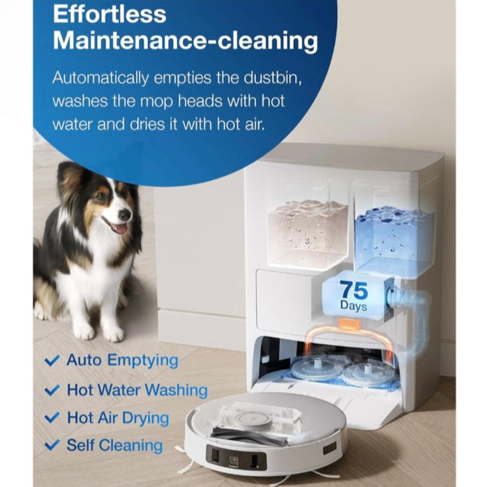 Deebot By Ecovacs TEO(T20) OMNI Vacuuming and Mopping Robot with Auto-Empty Station