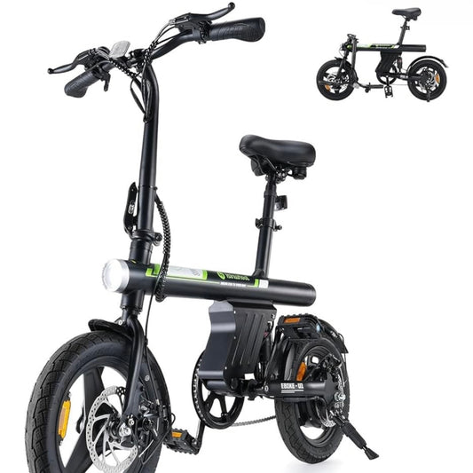 isinwheel U1 Commuter Adults Electric Bike (500W Motor/40KM/32KM/h Top Speed - UL 2849 & CFR1512 - Dual Disc Brakes - 7.8Ah Battery - Center Suspension )