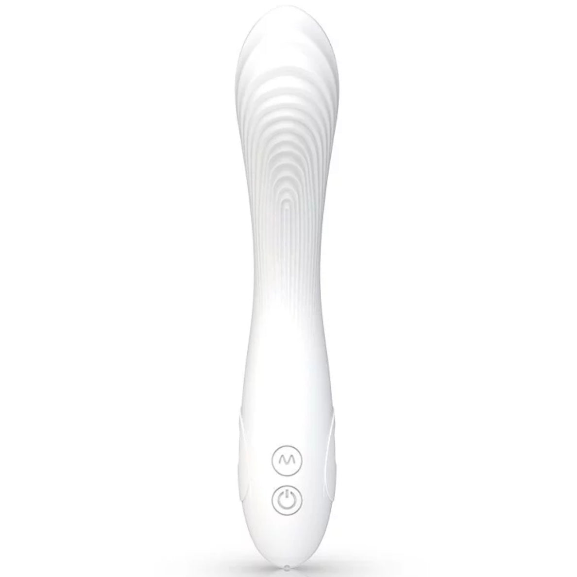 DRYWELL Lolita Series Flexible Bending G-Spot Vibrator - White