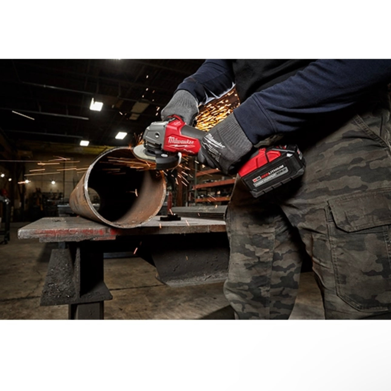 Used M18 FUEL 4-1/2" / 5" Braking Grinder Paddle Switch No-Lock Tools Only Model 2880