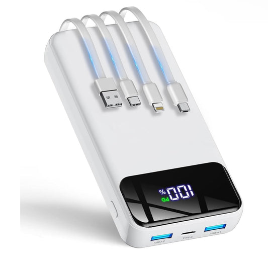 GTOCE Portable Charger,35000mAh Power Bank with 22.5W Fast Charging LED Digital Display Battery Pack with 6 Outputs 2 Inputs, Type C Powerbank Portable Charger for iPhone 15 Samsung AirPods etc