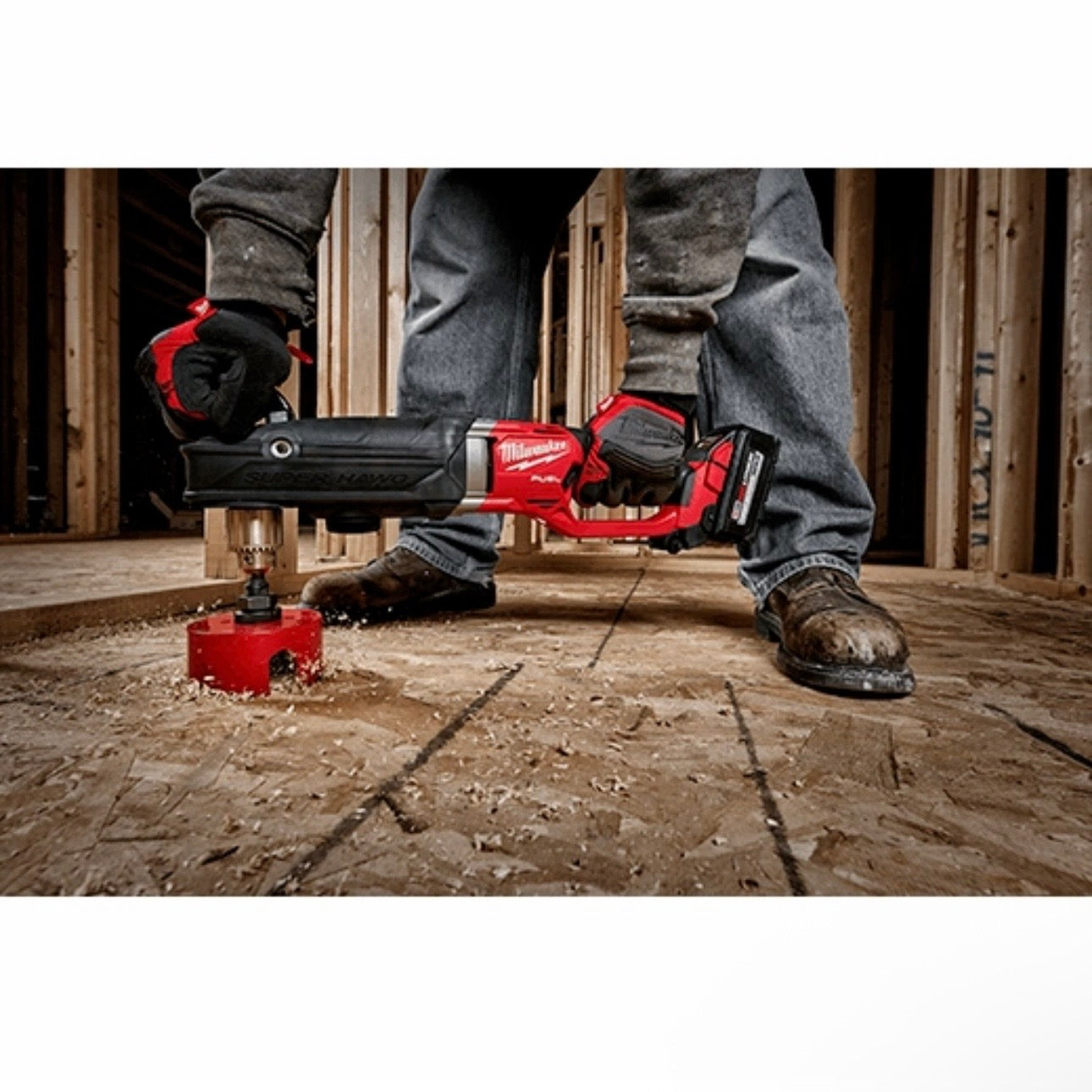 Used Millwaukee 2809-20 M18 FUEL SUPER HAWG 1/2" Right Angle Drill Tool Only