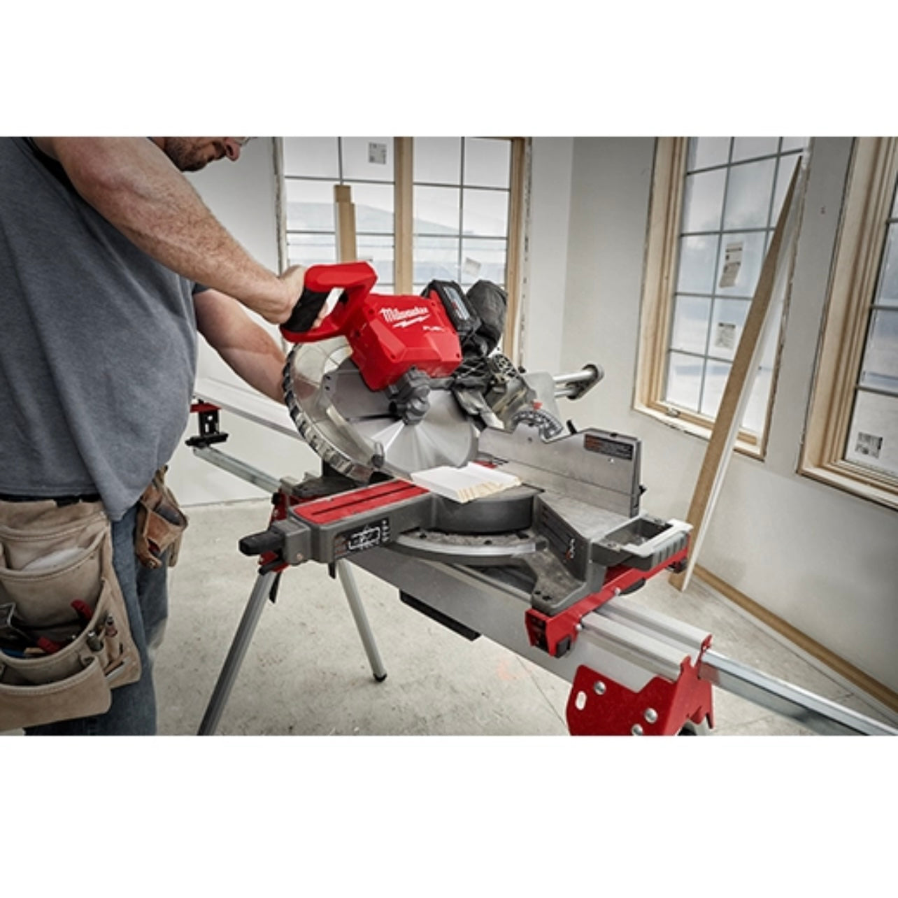 Used Milwaukee 2739-20 M18 FUEL 12” Dual Bevel Sliding Compound Miter Saw Tool Only