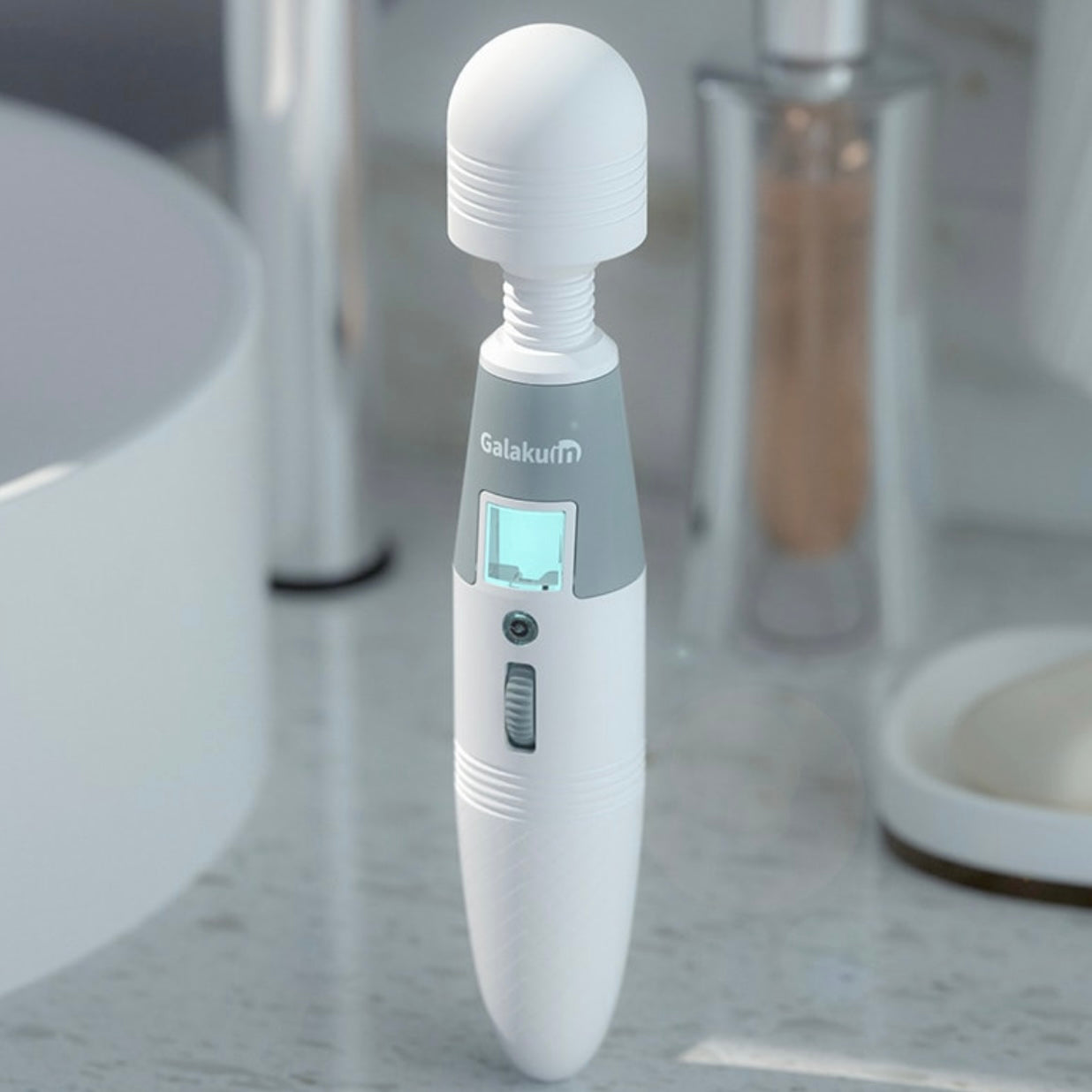 Galaku Vibrator Powerful Big Head Clitoris G Spot Stimulator