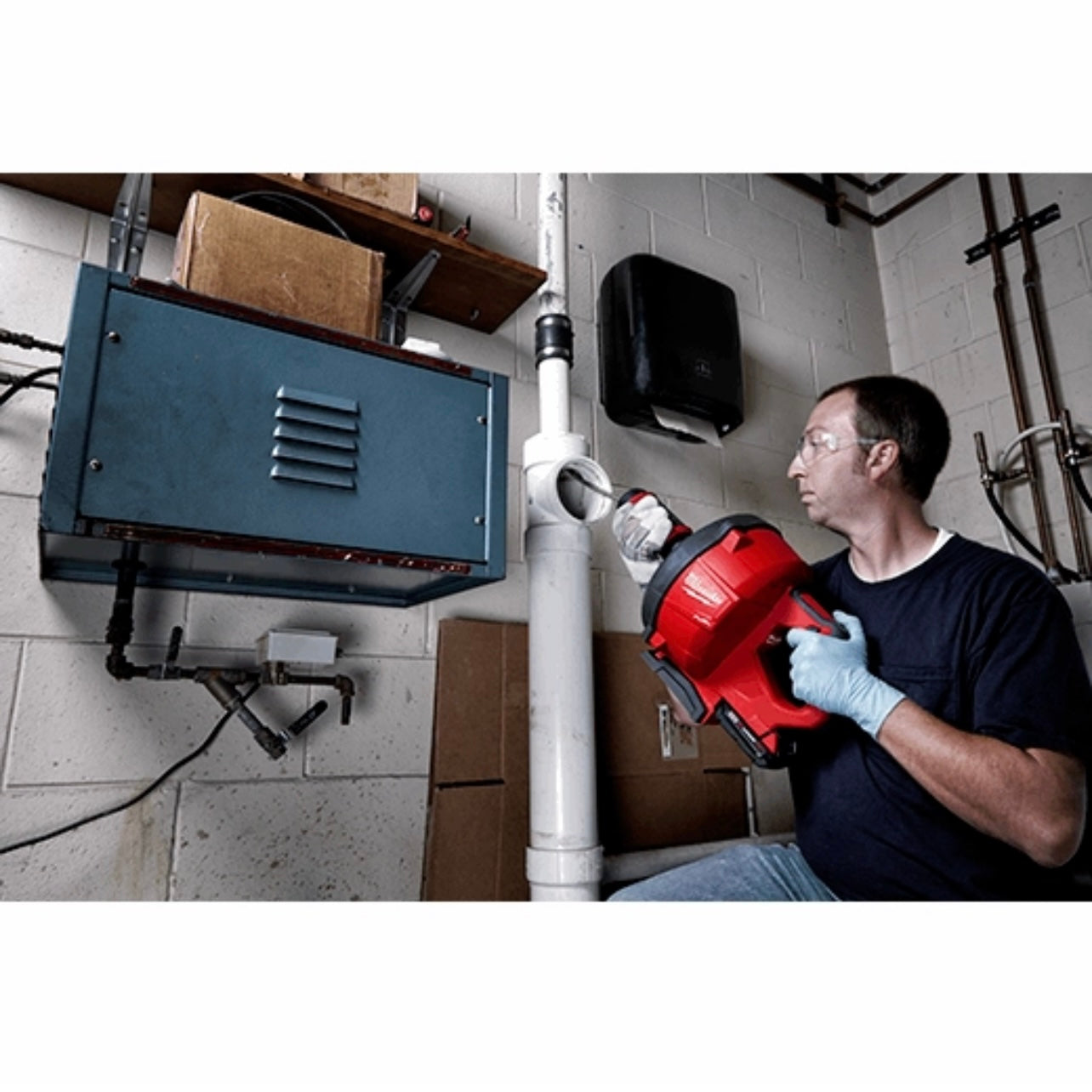 Used Milwaukee 2772A-20 M18 FUEL Drain Snake w/ CABLE DRIVE for 5/16”-3/8” Cables Tool Only