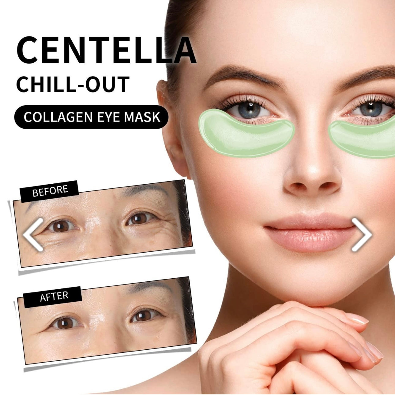 Centella under eye masks 20 pairs