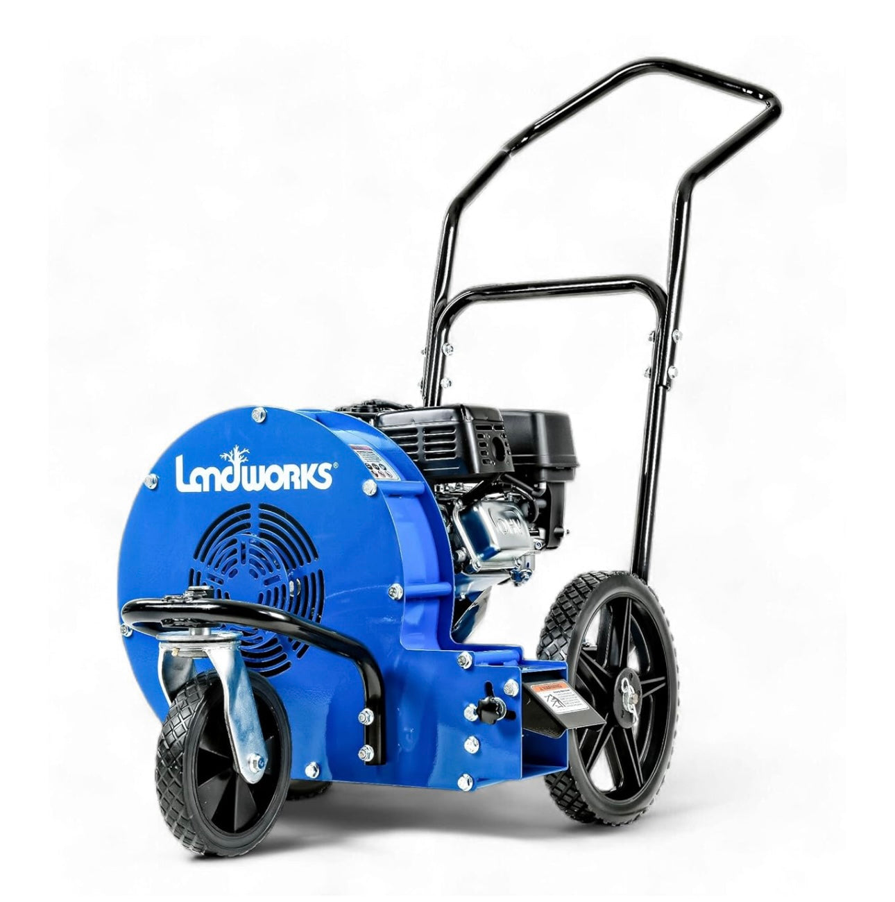 Landworks Leaf Blower Wheeled Walk Behind Jet Sweep Manual-Propelled Powerful 7HP 4 Stroke OHV Motor Output Wind Force of 150 MPH / 1270 CFM at 3600RPM