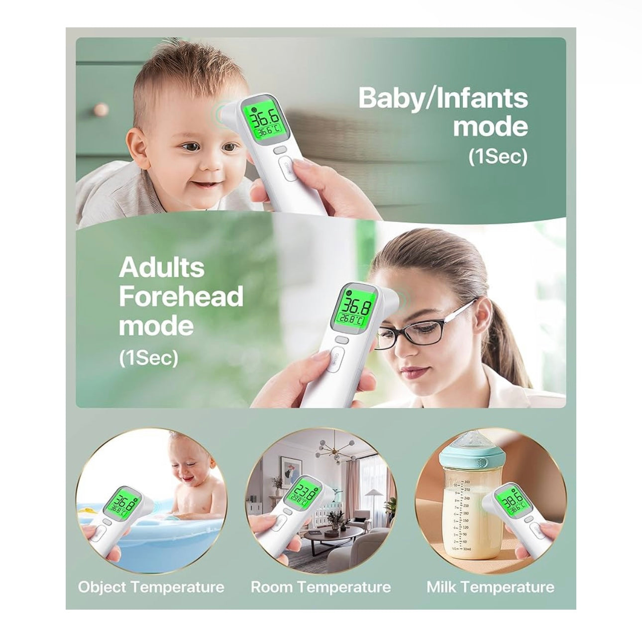 Forehead and Ear Thermometer