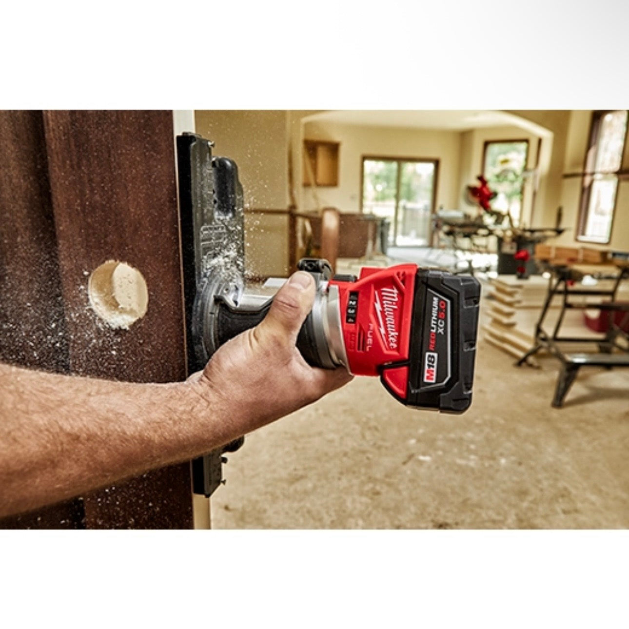 Used Milwaukee 2723-20 M18 FUEL. Compact Router Tool Only