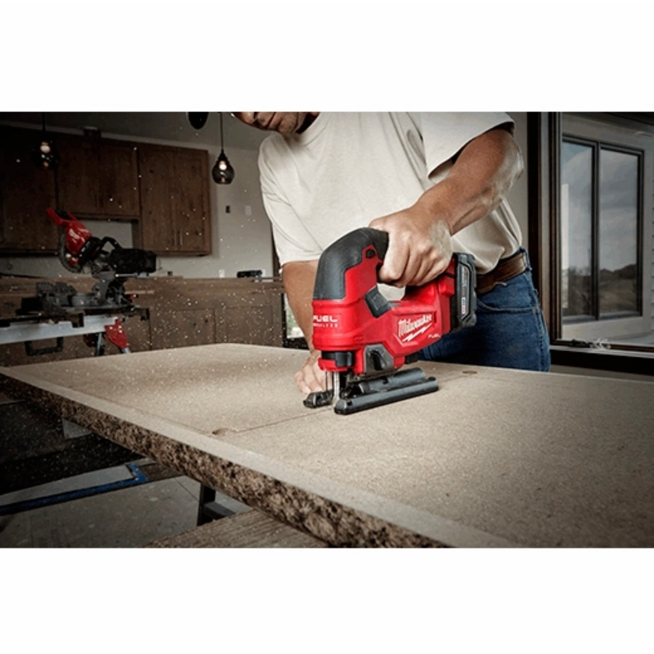 Used Milwaukee 2737-20 M18 FUEL D-Handle Jig Saw Tool Only