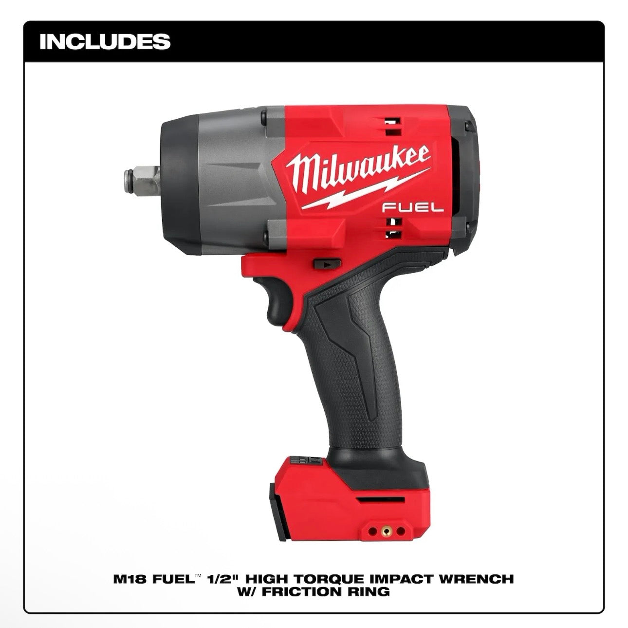 Used Milwaukee 2967-20 M18 FUEL 1/2" High Torque Impact Wrench w/ Friction Ring Tool Only