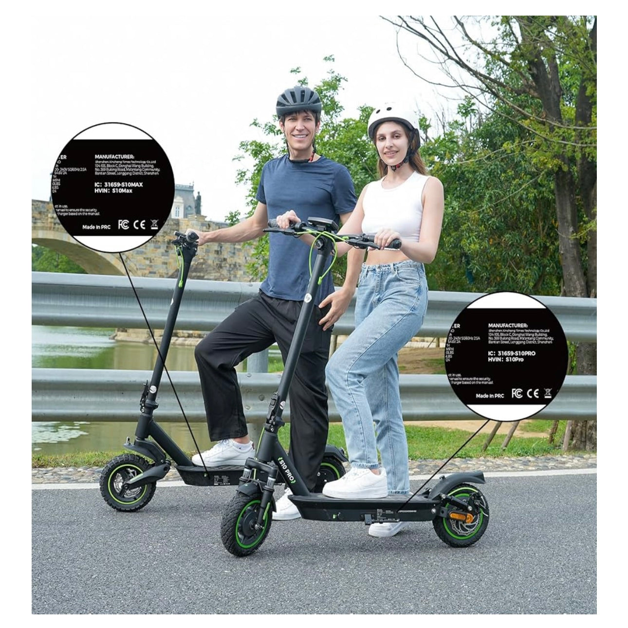 isinwheel Electric Scooter for Adults, 1000W Motor for 45 KM/H Top Speed, E-Scooter up to 40-51KM PAS Range