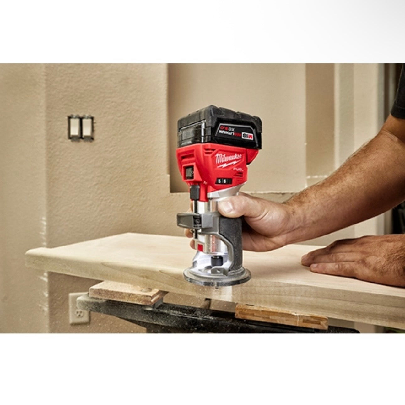 Used Milwaukee 2723-20 M18 FUEL. Compact Router Tool Only