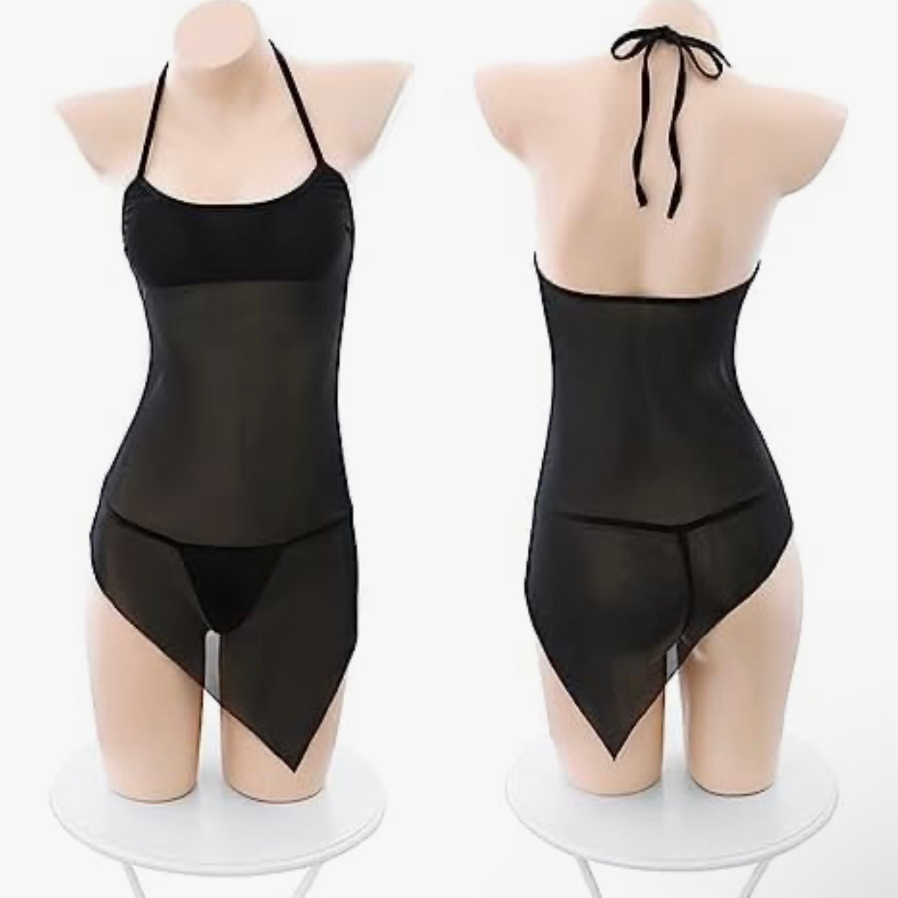 Women's lace cosplay mesh underwear mischievous sexy elastic perspective jumpsuit 6637