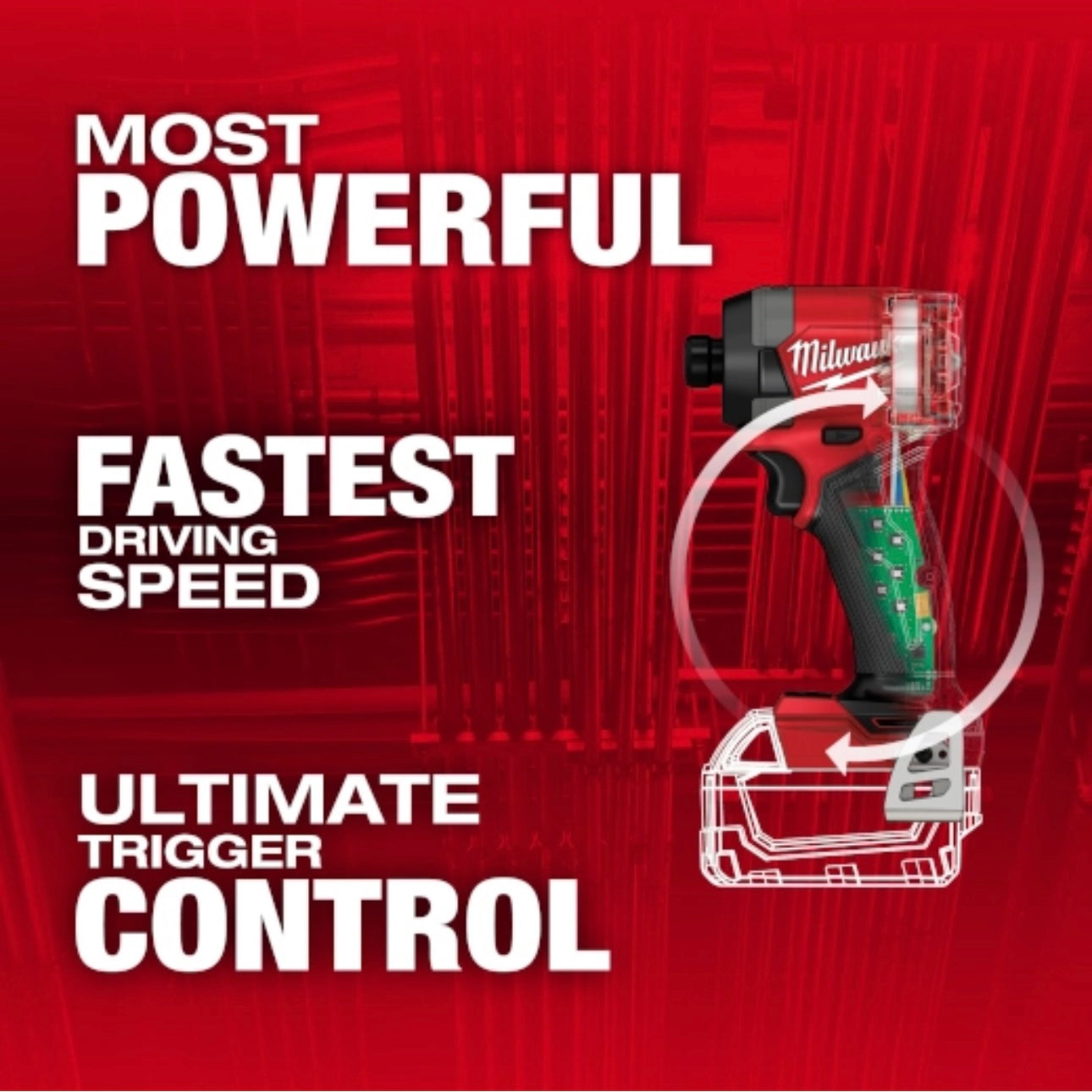 Used M18 FUEL 1/4" Hex Impact Driver Tools Only Model 2953