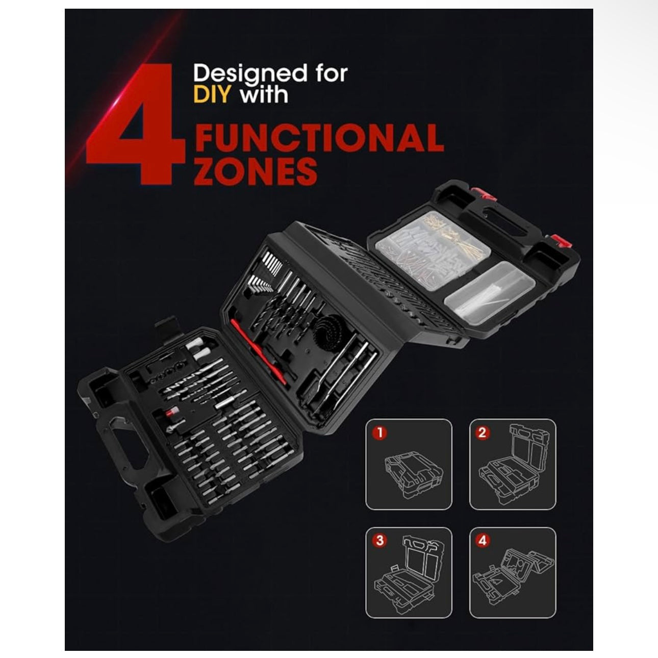 Drill Bit Set 418 PCS Drill Bits NO.XNX1526