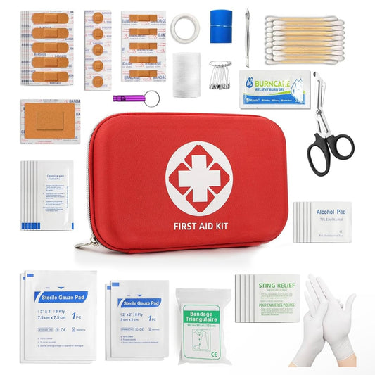 139 Piece First Aid Kit - Camping, First Aid Kit, Camping Essentials, Hiking, Home Essentials, Car Emergency Kit, Hiking Gear, First Aid Kit Travel, Car Essentials, Survival Stuff