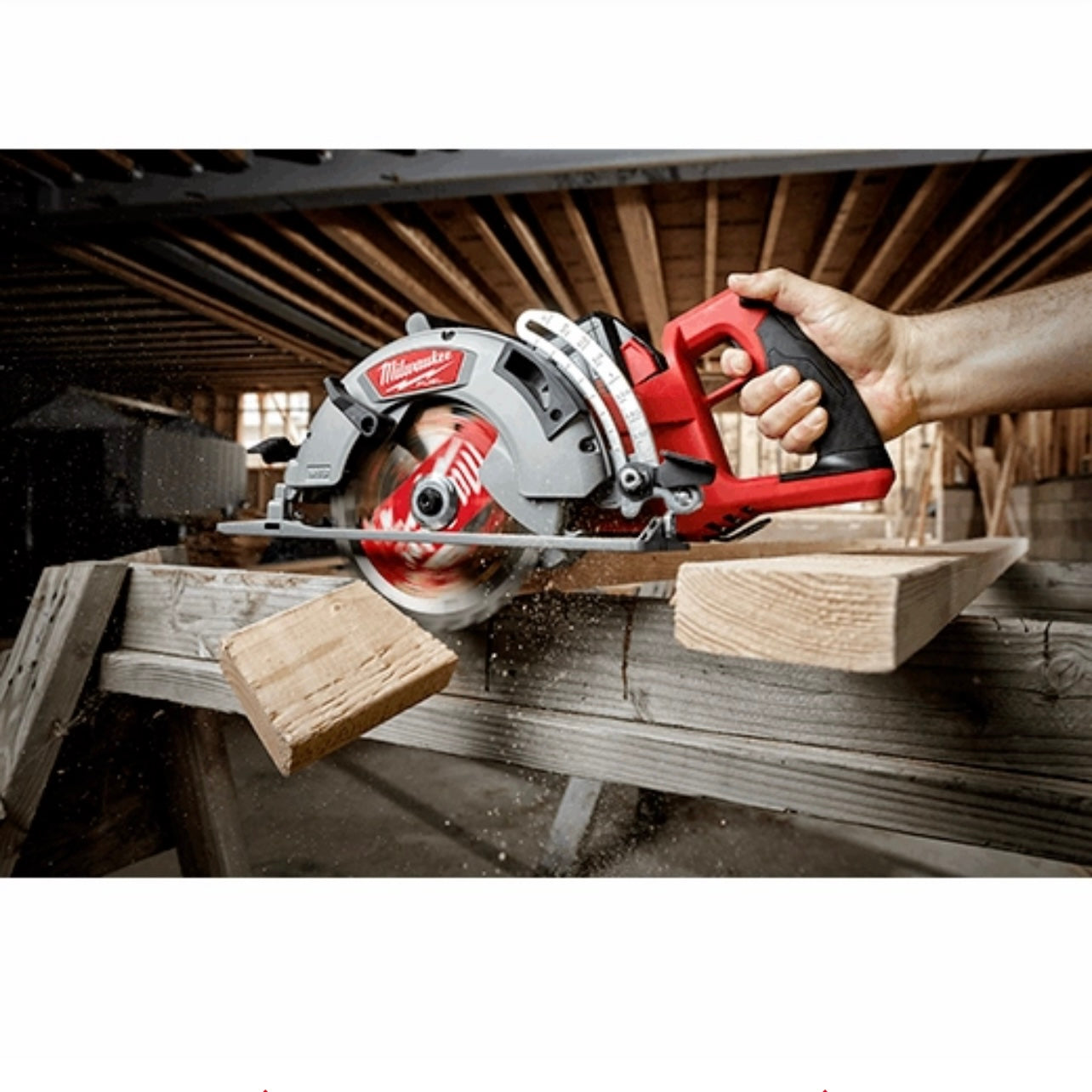 Used Milwaukee 2830-20 M18 FUEL Rear Handle 7-1/4" Circular Saw - Tool Only