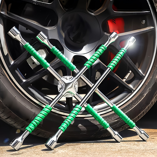 20 Inch Universal Heavy Duty Lug Wrench Non Slip 4 Way Tire Iron Wrench NO.P0415